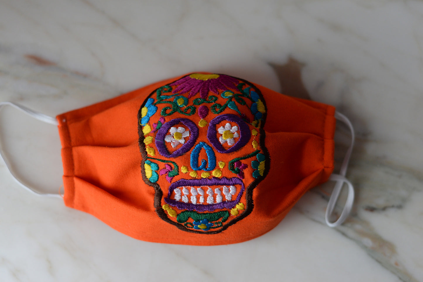 Sugar Skull Face Mask - The Little Pueblo
