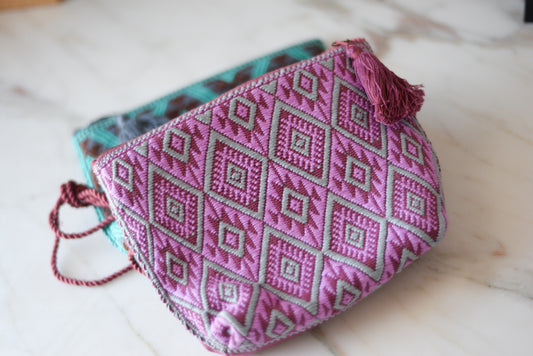 Mayan Embroidered Purse from Chiapas with Tassel - The Little Pueblo