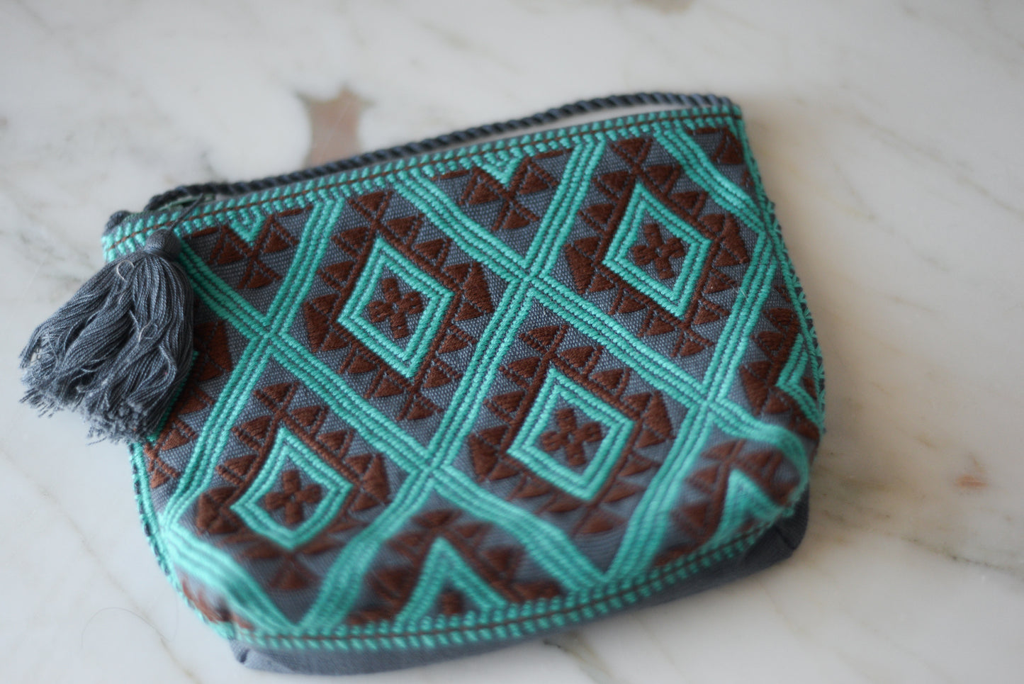 Mayan Embroidered Purse from Chiapas with Tassel - The Little Pueblo