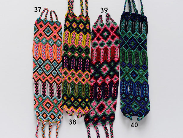 Embroidered Mexican Woven Friendship Bracelets - Long - The Little Pueblo