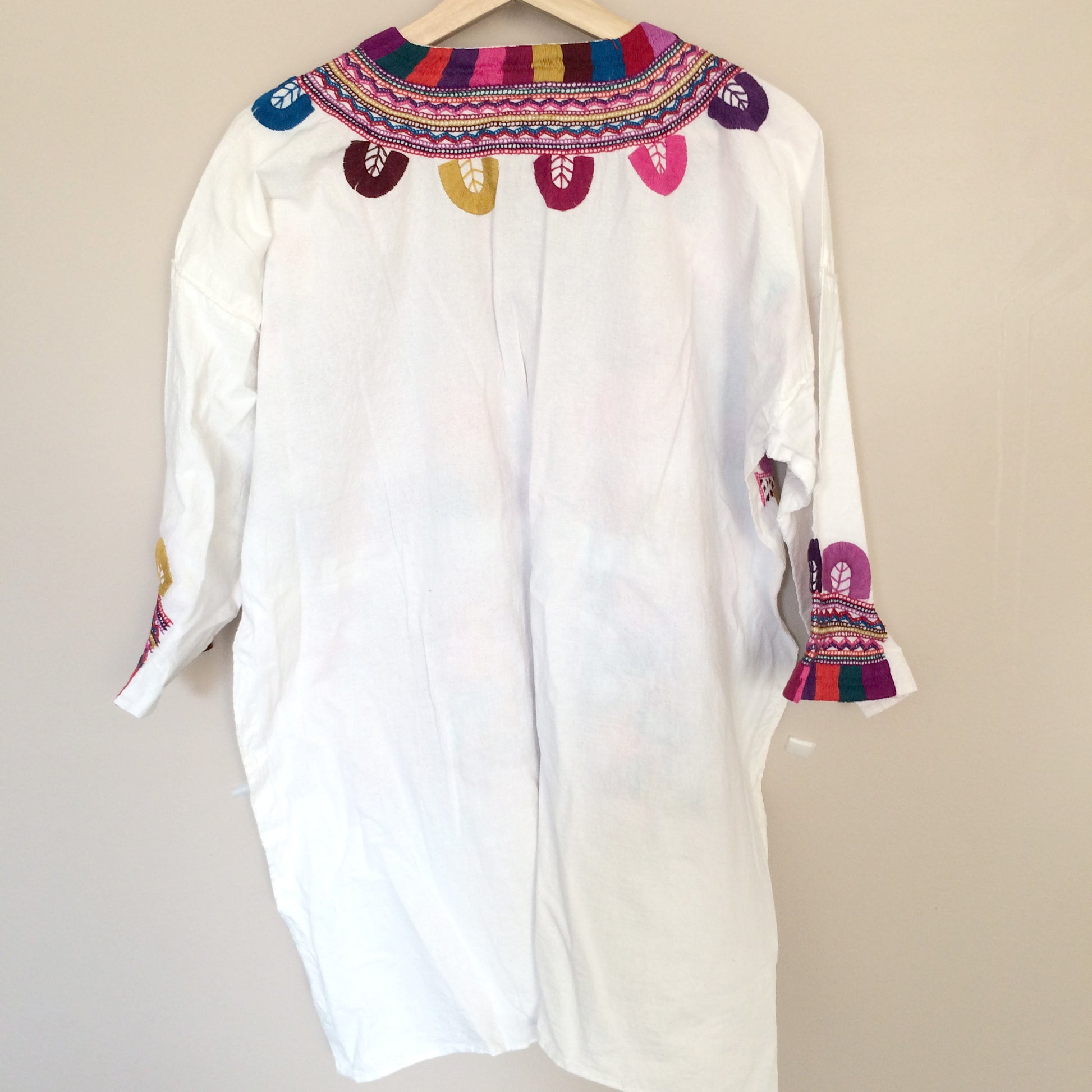 Mexican Embroidered Shirt Handmade in Chiapas - The Little Pueblo