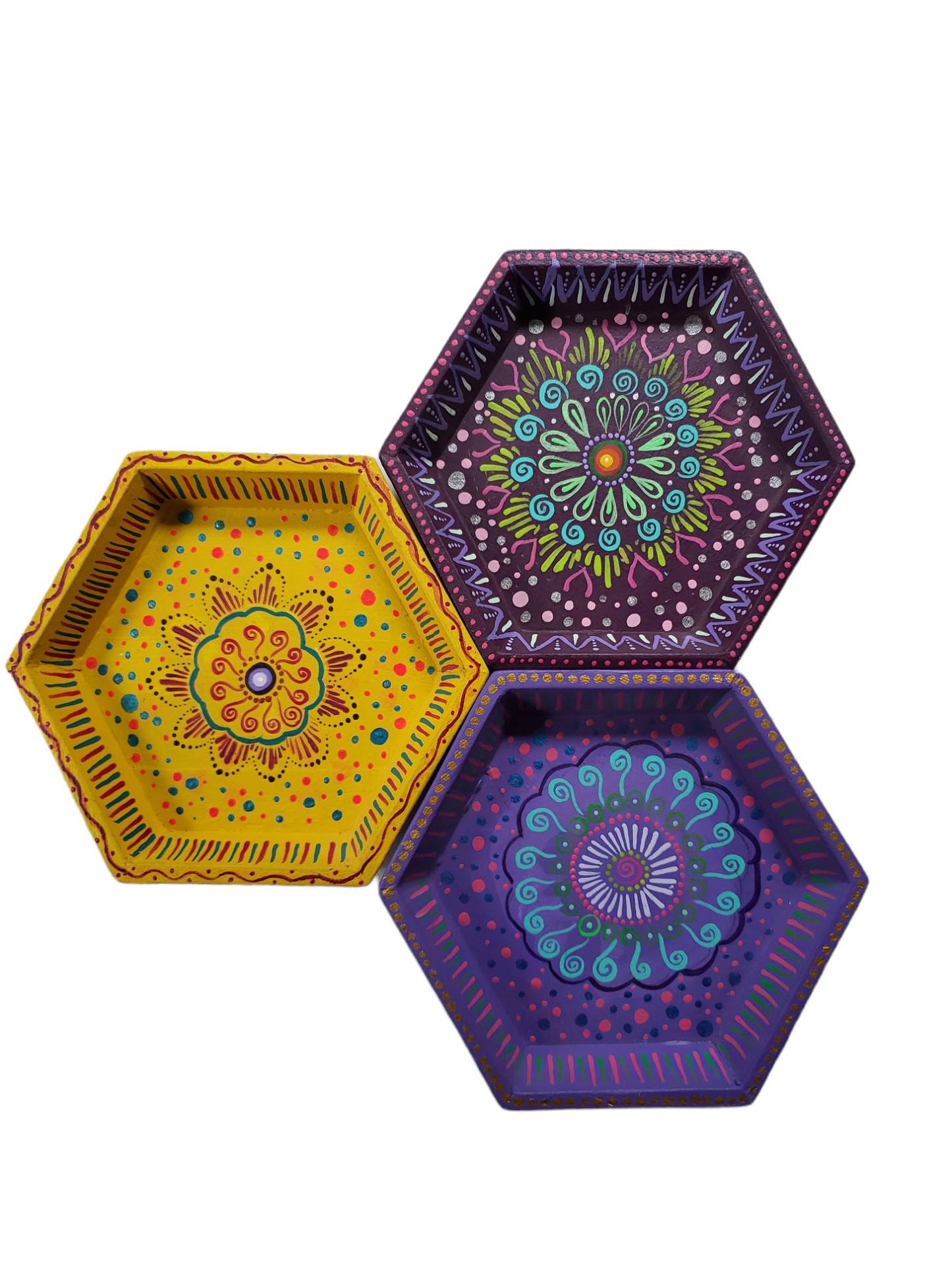 Small Hexagon Tray from Oaxaca, Mexico