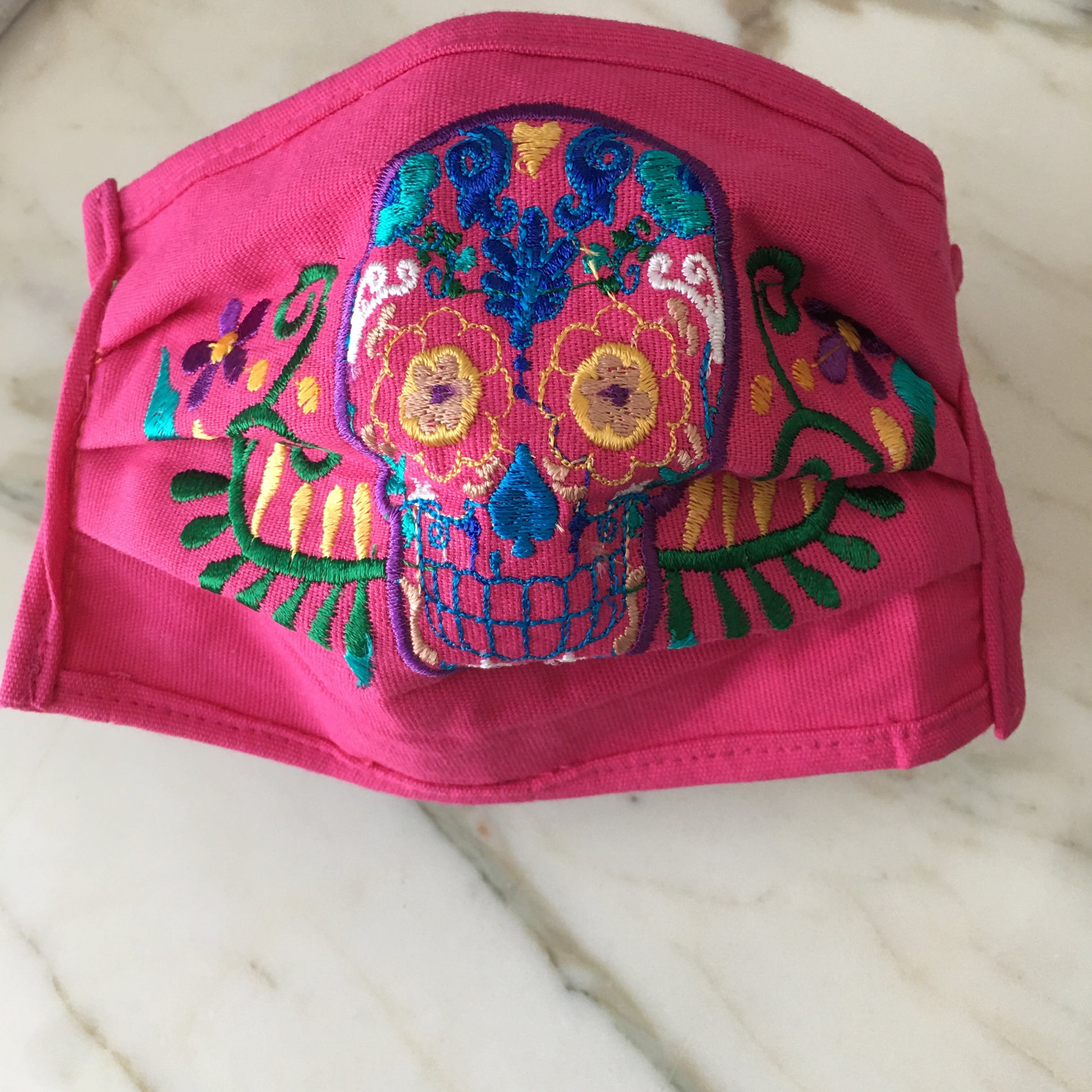 Sugar Skull Face Mask - The Little Pueblo